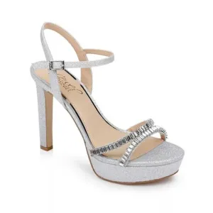 Jewel Badgley Mischka Women's Gallant Platform Evening Sandals Size 8.5 NEW $150