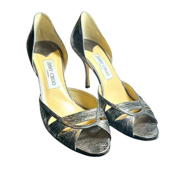 Jimmy Choo London shoes heels pumps D’Orsay