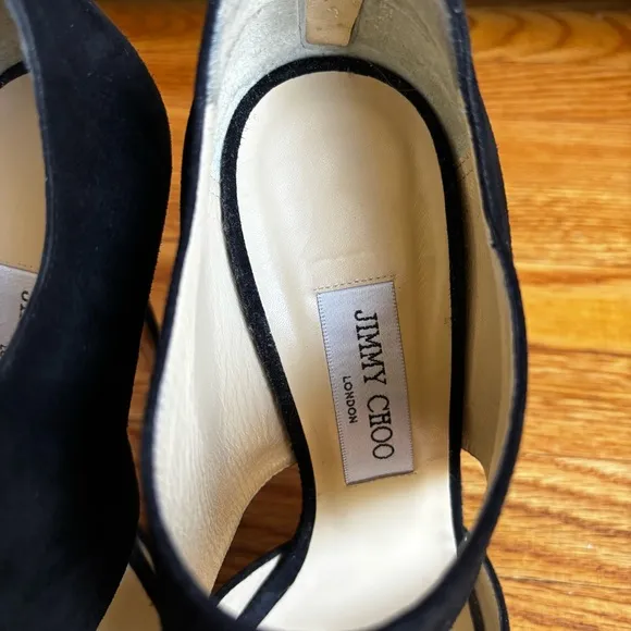 Jimmy Choo “Private” Black High Heels