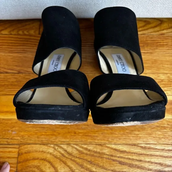 Jimmy Choo “Private” Black High Heels