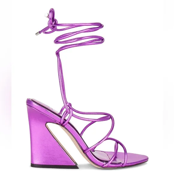 JLO x REVOLVE NWT BLEEKER LACE UP SANDALS NWT AND BOX SIZE 8.5