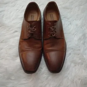 Johnson And Murphy Shoes Men Sheepskin Size 9.5M Brown