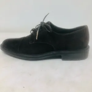 Johnston &amp; Murphy Brown Suede Oxford Shoes Made in Italy