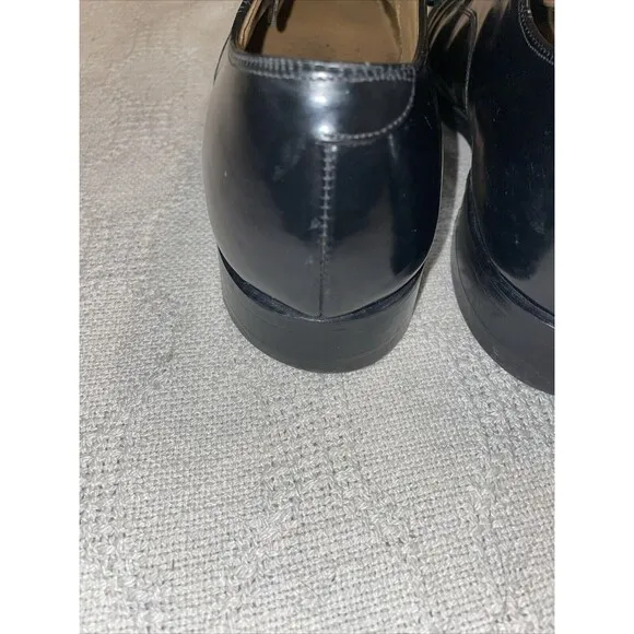 Johnston &amp; Murphy Optima Men’s Dress Shoes Sz 9.5 D Black Leather Captoe Formal