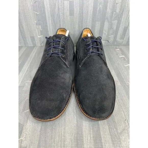 Johnston Murphy Oxford size 10 Mens Black Suede Dress Shoes