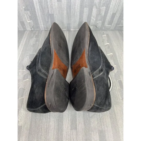 Johnston Murphy Oxford size 10 Mens Black Suede Dress Shoes