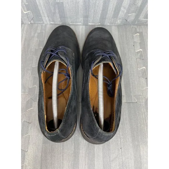 Johnston Murphy Oxford size 10 Mens Black Suede Dress Shoes