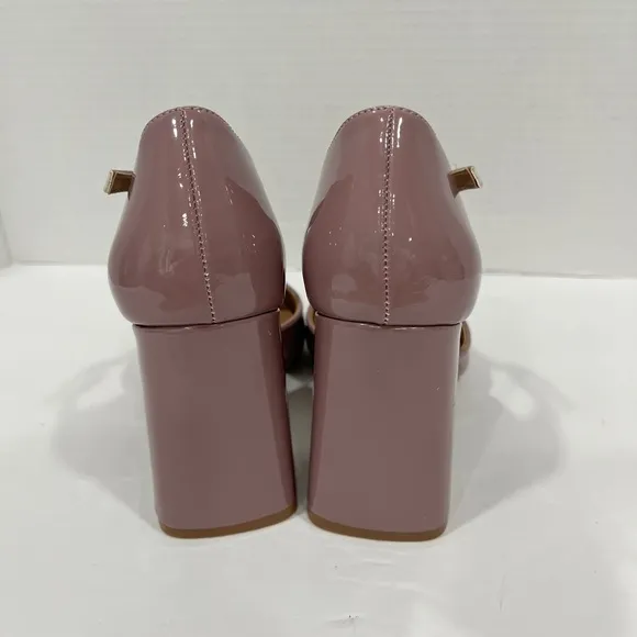 Journee Collection Womens Hesster Block Heel Pumps. 6WD. Purple