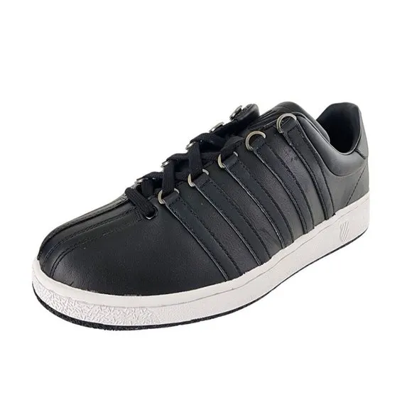 K-Swiss Classics VN Men Shoes Sneakers Leather Athletic Black Size 10