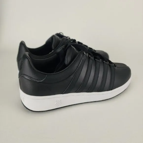 K-Swiss Classics VN Men Shoes Sneakers Leather Athletic Black Size 10