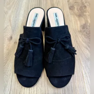 KARL LAGERFELD PARIS HOLLY black tassel Pumps  women’s size 10 NWOT