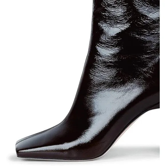 Karl Lagerfeld Paris Women's Vica Booties, Black Size 8M