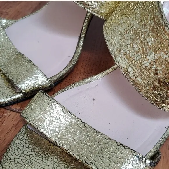 Kate Spade Irvine gold sandals
