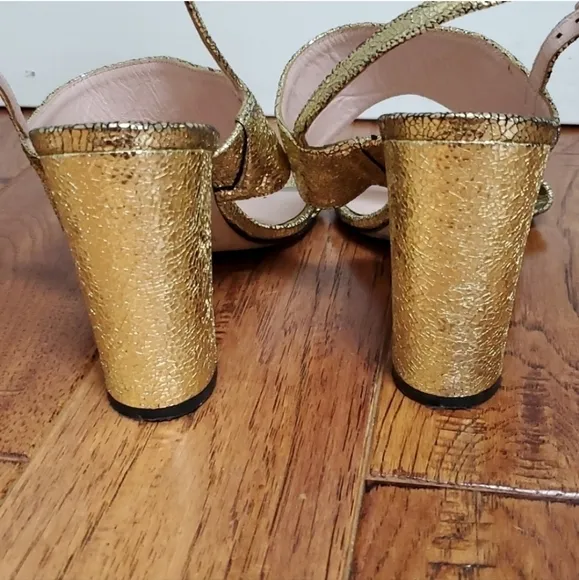 Kate Spade Irvine gold sandals
