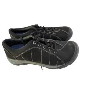 Keen Presido Black Leather Outdoor Walking Shoes Y2K Size 11