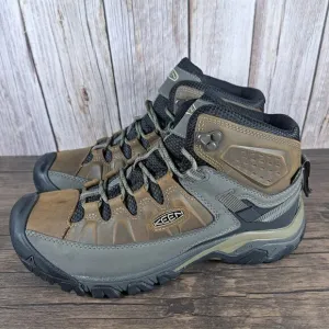 Keen Targhee III Mid WP Hiking Boot Men's Sz 9.5 Bungee Cord Black VGC WornOnce