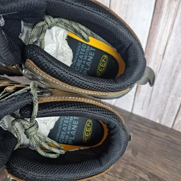 Keen Targhee III Mid WP Hiking Boot Men's Sz 9.5 Bungee Cord Black VGC WornOnce