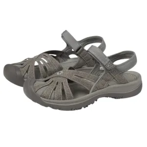 KEEN Women’s Grey Rose Closed Top Strappy Sandals Size 9