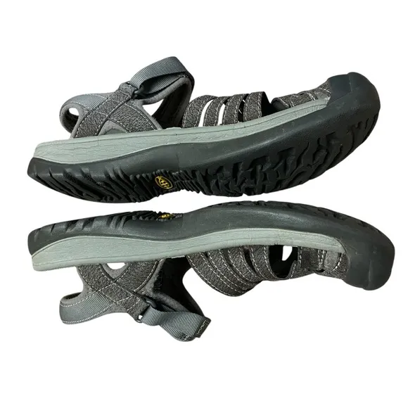 KEEN Women’s Grey Rose Closed Top Strappy Sandals Size 9