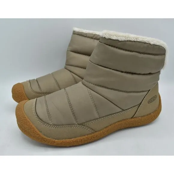 Keen Womens Size 10.5 Howser Fold Down Timberwolf Taupe Pull On Shoes