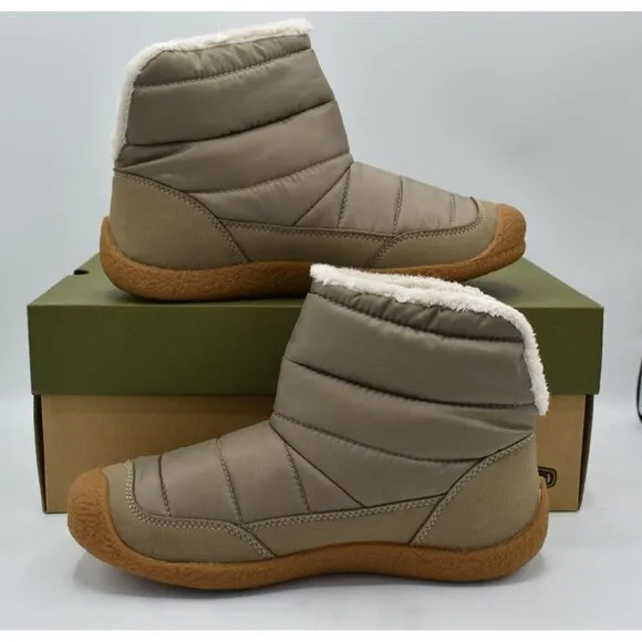 Keen Womens Size 10.5 Howser Fold Down Timberwolf Taupe Pull On Shoes
