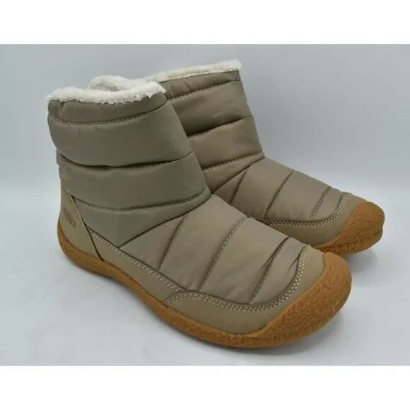 Keen Womens Size 10.5 Howser Fold Down Timberwolf Taupe Pull On Shoes