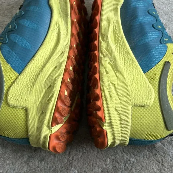 Keen Zionic Speed Hiking Shoes Mens 10.5 Aqua Yellow Lace Up Sneakers Low Top