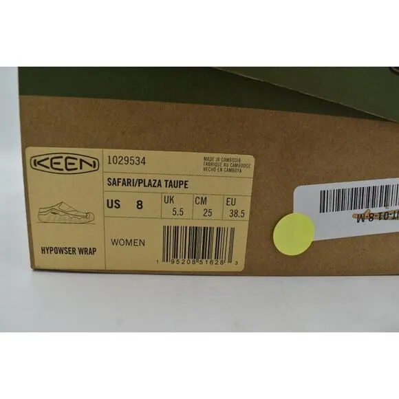 Keen Womens Size 8 Hypowser Wrap Safari Plaza Taupe Shoes