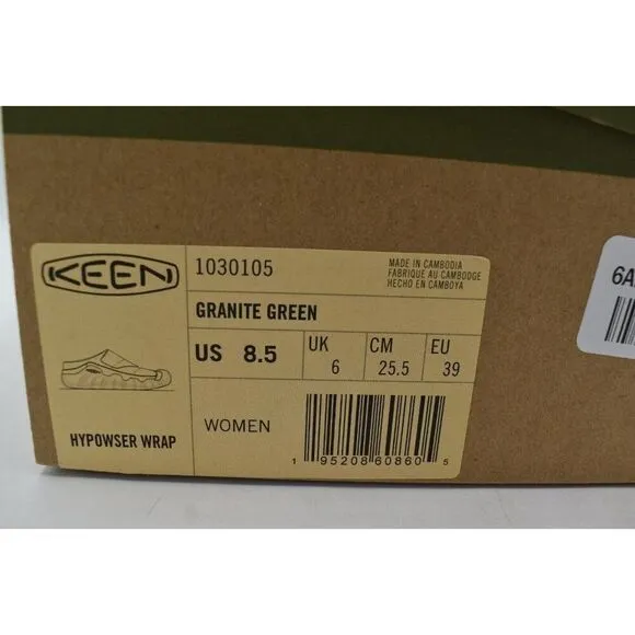 Keen Womens Size 8.5 Hypowser Wrap Granite Green Shoes