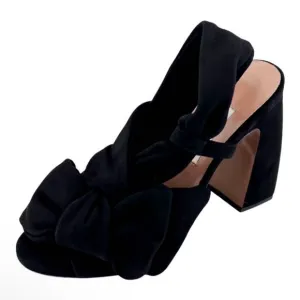 L' AUTRE CHOSE Sandals Leather Black Suede Women Sz EU 38.5 NIB $400