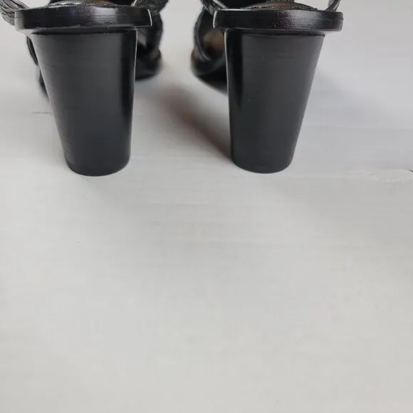 Lafayette 148 Cassidee Leather Snakeskin Sandals