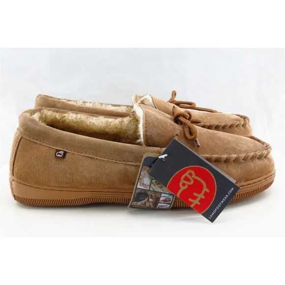 LAMO Size 10‎ M Beige Slipper Shoes Leather Men