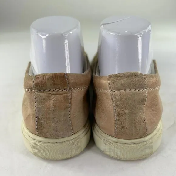 Lanvin Exotic Phyton Slip-On US 7.5 Women's Beige Flats Casual Sneaker Shoes