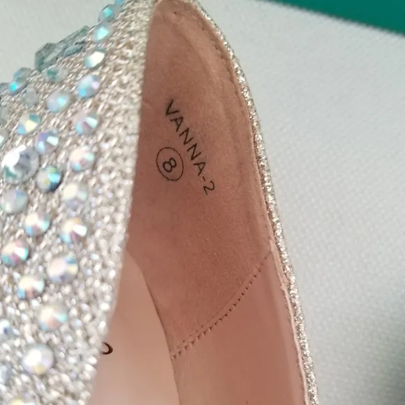 Lauren Lorraine Golden Nude Vanna 2 Platforms NWT