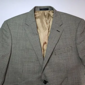 LAUREN RALPH LAUREN HOUNDSTOOTH 100% WOOL‎ BLAZER SIZE 42S
