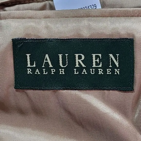 LAUREN RALPH LAUREN HOUNDSTOOTH 100% WOOL‎ BLAZER SIZE 42S