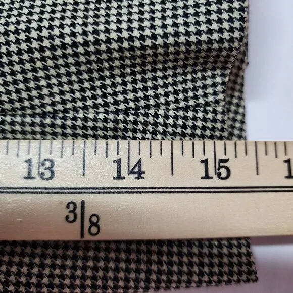 LAUREN RALPH LAUREN HOUNDSTOOTH 100% WOOL‎ BLAZER SIZE 42S