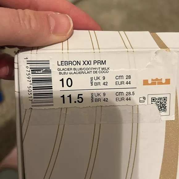 Lebron XXI PRM basketball shoes size 10 men