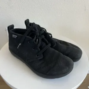Lems Women's Chukka Canvas Vegan Black Outdoor Shoes Sneakers Size W 9.5 M8