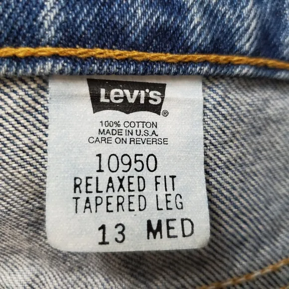 Levi’s Vintage 10950 Tapered Leg High Rise Jeans