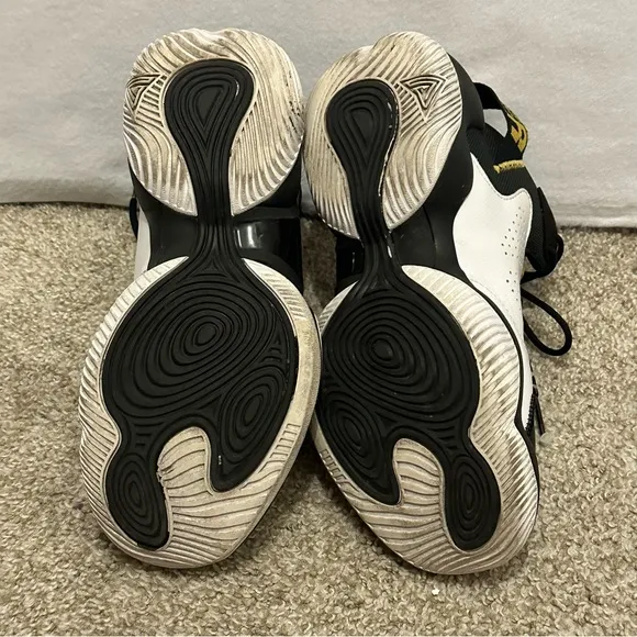 Li-Ning Basketball Shoes Power 6 Premium Mid 'White Black Gold' Men size 7