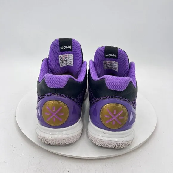 Li-Ning Lyfe Way of Wade 4 Men Size 9 ABAL035-9 Purple Black Basketball Shoes