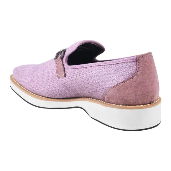LIBERTYZENO Men's Silver Buckle Loafers Fashion Penny Party Wedding Slip-Ons