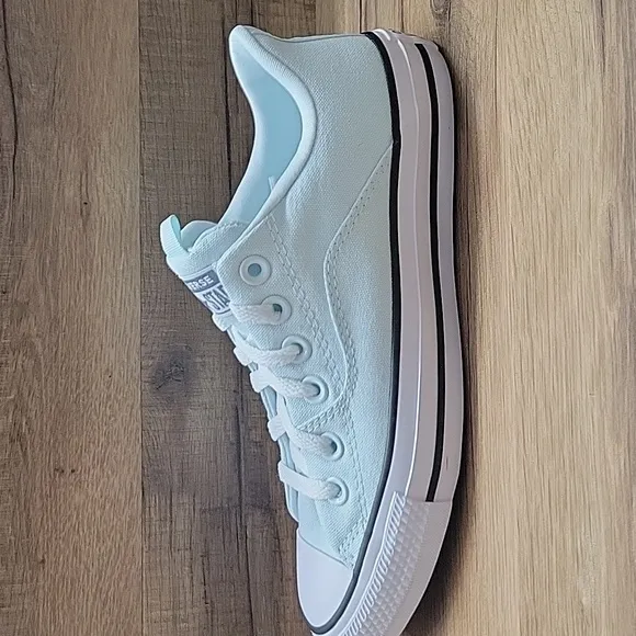 Light Blue Low-Top Sneakers