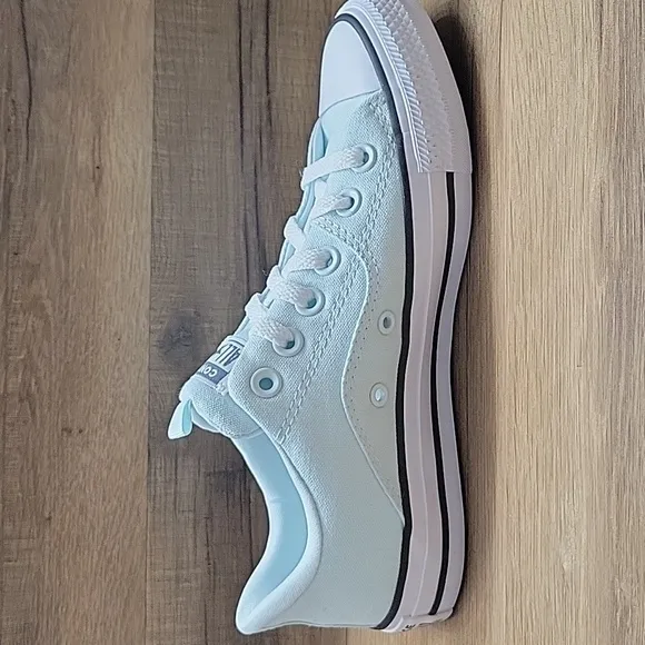 Light Blue Low-Top Sneakers