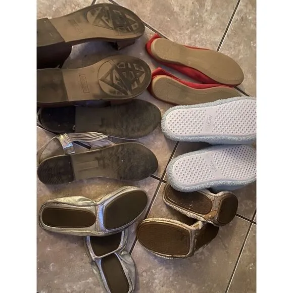 Lot Of 6 Size 11 Women Shoes Flats Samira Adiamo Kensie Mix