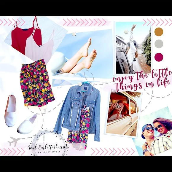 Love Bright✿Floral Print Comfy HighRise, Long Flowy Bermuda Shorts w/Pockets| HP