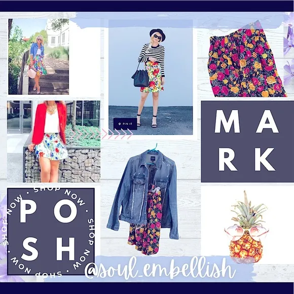Love Bright✿Floral Print Comfy HighRise, Long Flowy Bermuda Shorts w/Pockets| HP