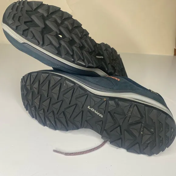 Lowa Gortex Locarna Low Hiking Shoes Blue Women’s Sz 9