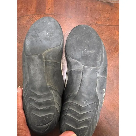 Mad Rock Drifter Lace-Up Climbing Shoes Men's Size 7.5 Gray &amp; Black Leather For